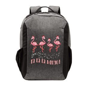 Candy Cane Flamingoes Fa La La Mingo Flamingo Christmas Vector Backpack