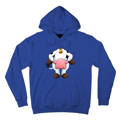 Cow Costume Funny Barnyard Cattle Dress Up Hoodie