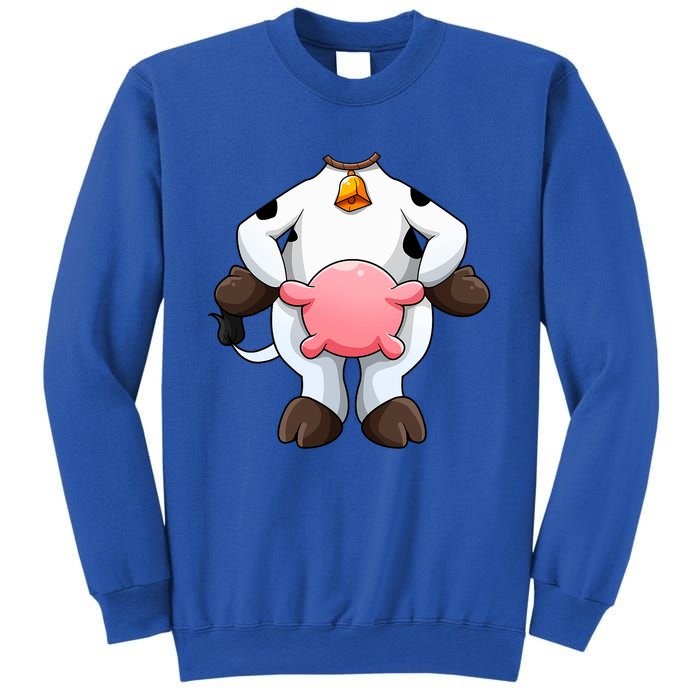 Cow Costume Funny Barnyard Cattle Dress Up Sweatshirt