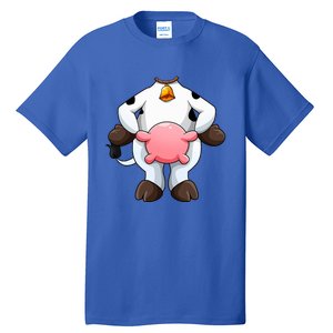 Cow Costume Funny Barnyard Cattle Dress Up Tall T-Shirt