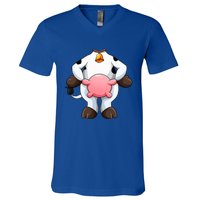 Cow Costume Funny Barnyard Cattle Dress Up V-Neck T-Shirt