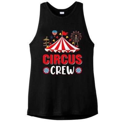 Circus Crew Funny Circus Staff Costume Circus Ladies PosiCharge Tri-Blend Wicking Tank