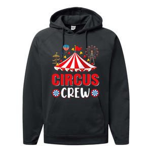 Circus Crew Funny Circus Staff Costume Circus Performance Fleece Hoodie