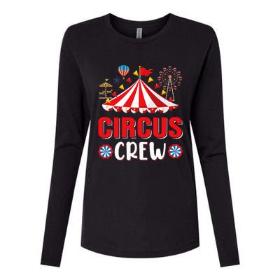 Circus Crew Funny Circus Staff Costume Circus Womens Cotton Relaxed Long Sleeve T-Shirt