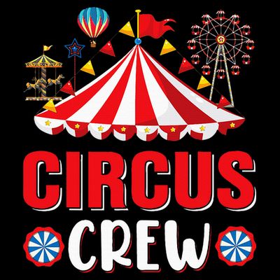 Circus Crew Funny Circus Staff Costume Circus T-Shirt