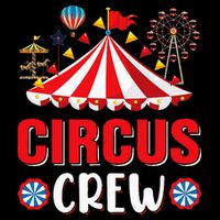 Circus Crew Funny Circus Staff Costume Circus Bucket Hat