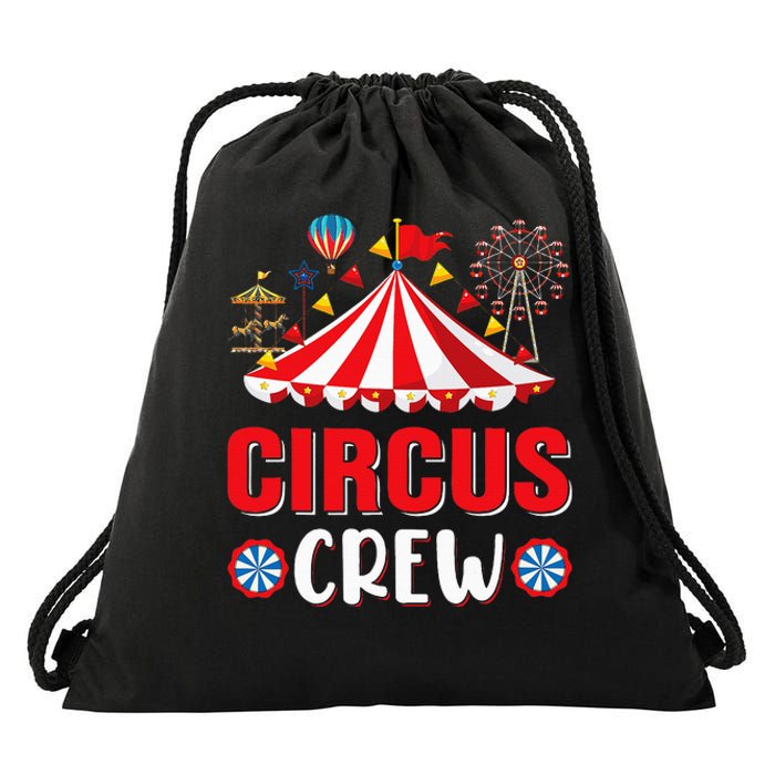 Circus Crew Funny Circus Staff Costume Circus Drawstring Bag