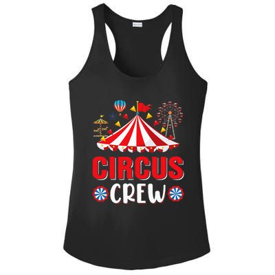 Circus Crew Funny Circus Staff Costume Circus Ladies PosiCharge Competitor Racerback Tank