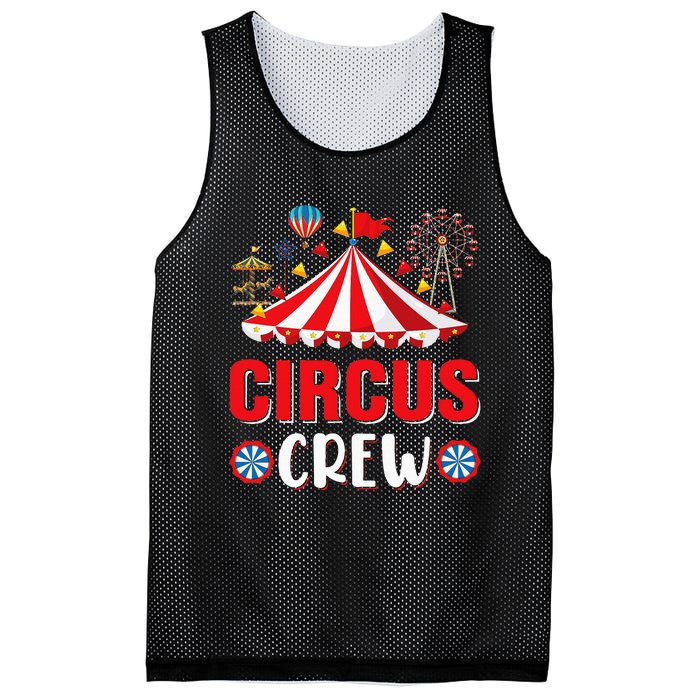 Circus Crew Funny Circus Staff Costume Circus Mesh Reversible Basketball Jersey Tank