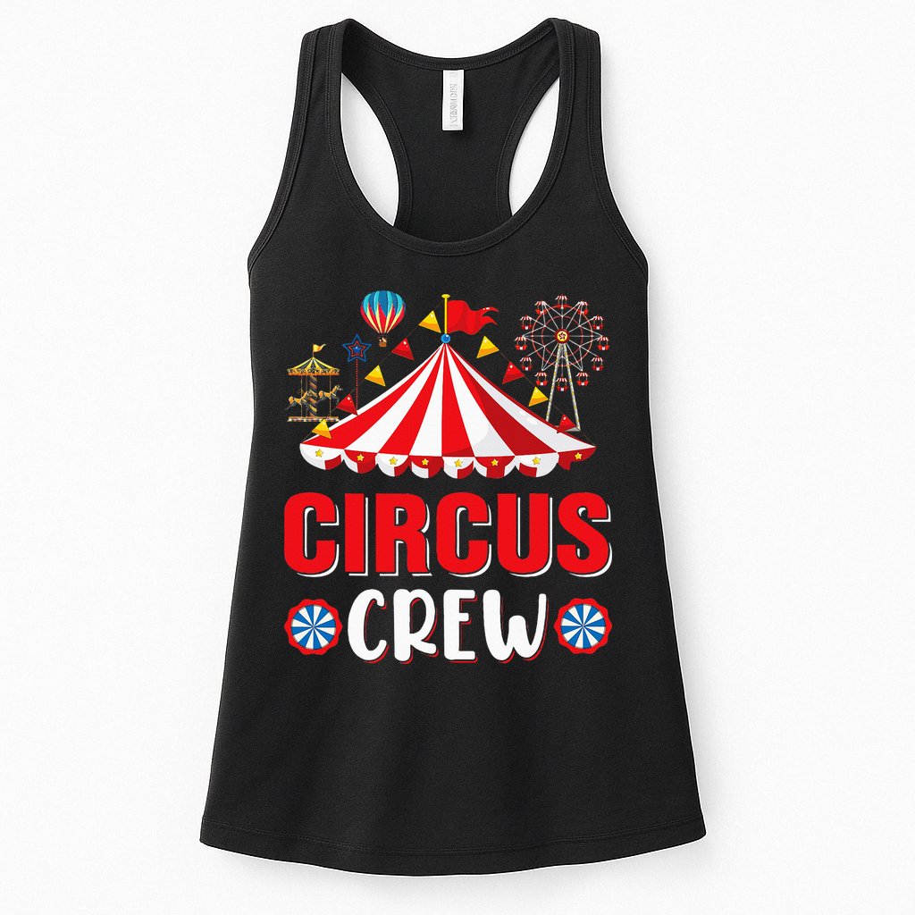 Circus Crew Funny Circus Staff Costume Circus Womens Tank Top