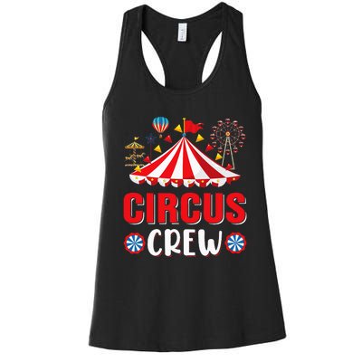 Circus Crew Funny Circus Staff Costume Circus Women's Racerback Tank