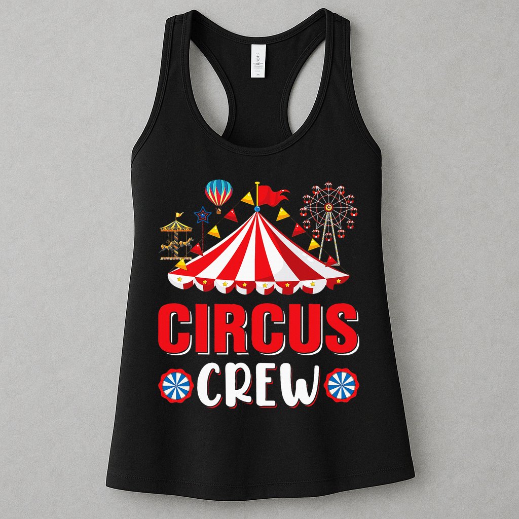 Circus Crew Funny Circus Staff Costume Circus Womens Tank Top