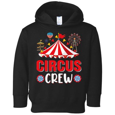 Circus Crew Funny Circus Staff Costume Circus Toddler Hoodie