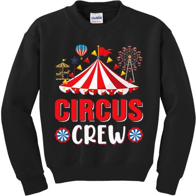 Circus Crew Funny Circus Staff Costume Circus Kids Sweatshirt