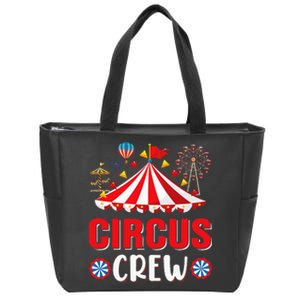 Circus Crew Funny Circus Staff Costume Circus Zip Tote Bag