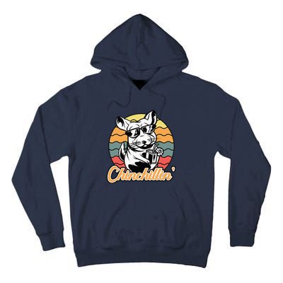 Chinchilla Chinchillin Funny Chinchilla Lover Novelty Tall Hoodie