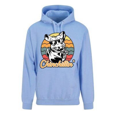 Chinchilla Chinchillin Funny Chinchilla Lover Novelty Unisex Surf Hoodie