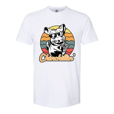 Chinchilla Chinchillin Funny Chinchilla Lover Novelty Softstyle CVC T-Shirt