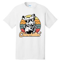 Chinchilla Chinchillin Funny Chinchilla Lover Novelty Tall T-Shirt