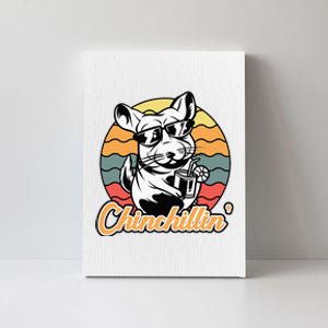 Chinchilla Chinchillin Funny Chinchilla Lover Novelty Canvas