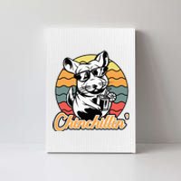 Chinchilla Chinchillin Funny Chinchilla Lover Novelty Canvas