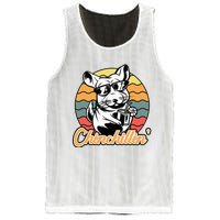 Chinchilla Chinchillin Funny Chinchilla Lover Novelty Mesh Reversible Basketball Jersey Tank