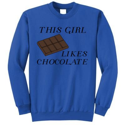 Chocolate Chef Funny Saying Dark Chocolate Fan Gift Tall Sweatshirt