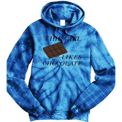 Chocolate Chef Funny Saying Dark Chocolate Fan Gift Tie Dye Hoodie