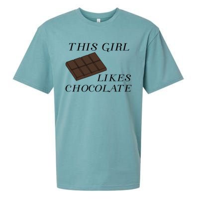 Chocolate Chef Funny Saying Dark Chocolate Fan Gift Sueded Cloud Jersey T-Shirt