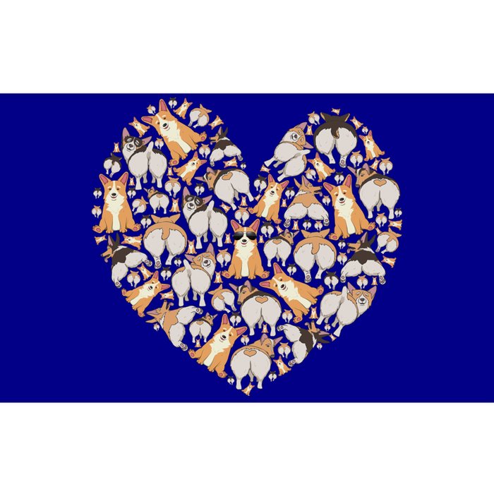 Cute Corgis Funny Dog Mom Corgi Lover Heart Valentines Day Gift Bumper Sticker