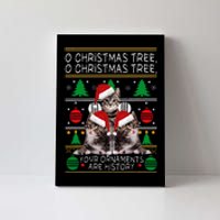 Cats Christmas Funny Ornaments Pajama Family Gift Canvas