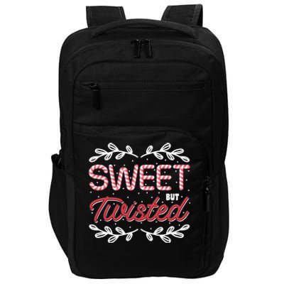 Candy Cane Funny Candy Lovers Sweet But Twisted Candy Makers Meaningful Gift Impact Tech Backpack