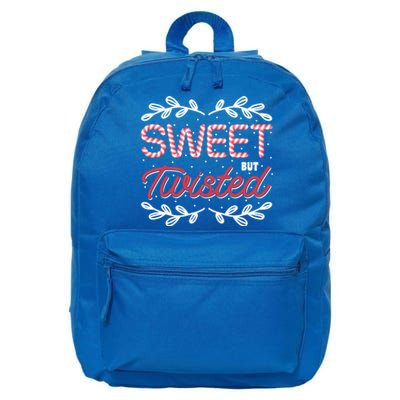 Candy Cane Funny Candy Lovers Sweet But Twisted Candy Makers Meaningful Gift 16 in Basic Backpack