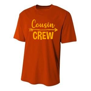 Cousin Crew Funny Gift Performance Sprint T-Shirt