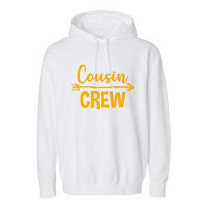 Cousin Crew Funny Gift Garment-Dyed Fleece Hoodie