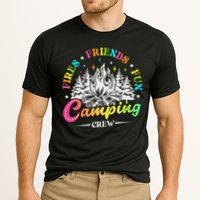 Camping Crew Fires Friends Fun Summer Vibes Camper  Performance Shirt