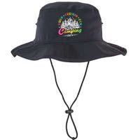 Camping Crew Fires Friends Fun Summer Vibes Camper  Bucket Hat