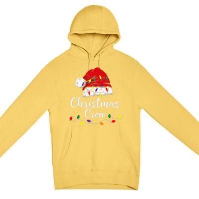 Christmas Crew Family Group Matching Christmas Pajama Party Gift Premium Pullover Hoodie