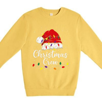 Christmas Crew Family Group Matching Christmas Pajama Party Gift Premium Crewneck Sweatshirt