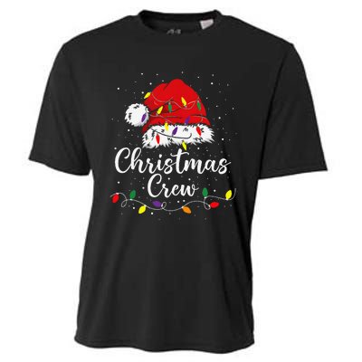 Christmas Crew Family Group Matching Christmas Pajama Party Gift Cooling Performance Crew T-Shirt