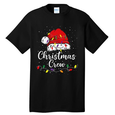 Christmas Crew Family Group Matching Christmas Pajama Party Gift Tall T-Shirt