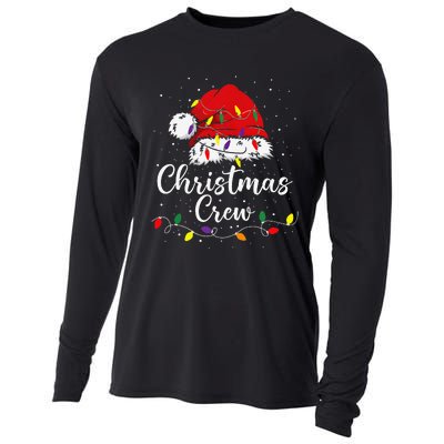 Christmas Crew Family Group Matching Christmas Pajama Party Gift Cooling Performance Long Sleeve Crew