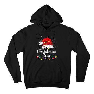 Christmas Crew Family Group Matching Christmas Pajama Party Gift Tall Hoodie