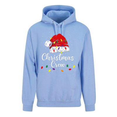 Christmas Crew Family Group Matching Christmas Pajama Party Gift Unisex Surf Hoodie