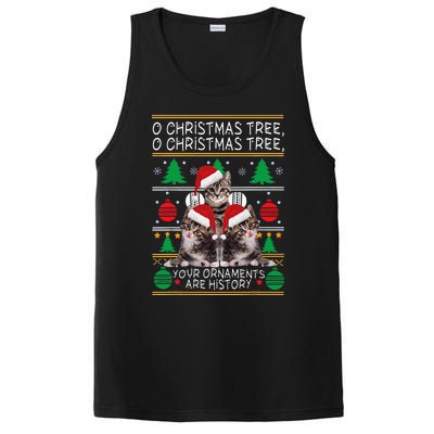 Cats Christmas Funny Ornaments Pajama Family Gift PosiCharge Competitor Tank