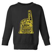 Carly Cosgrove Foam Finger Toddler Sweatshirt