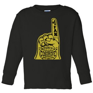 Carly Cosgrove Foam Finger Toddler Long Sleeve Shirt