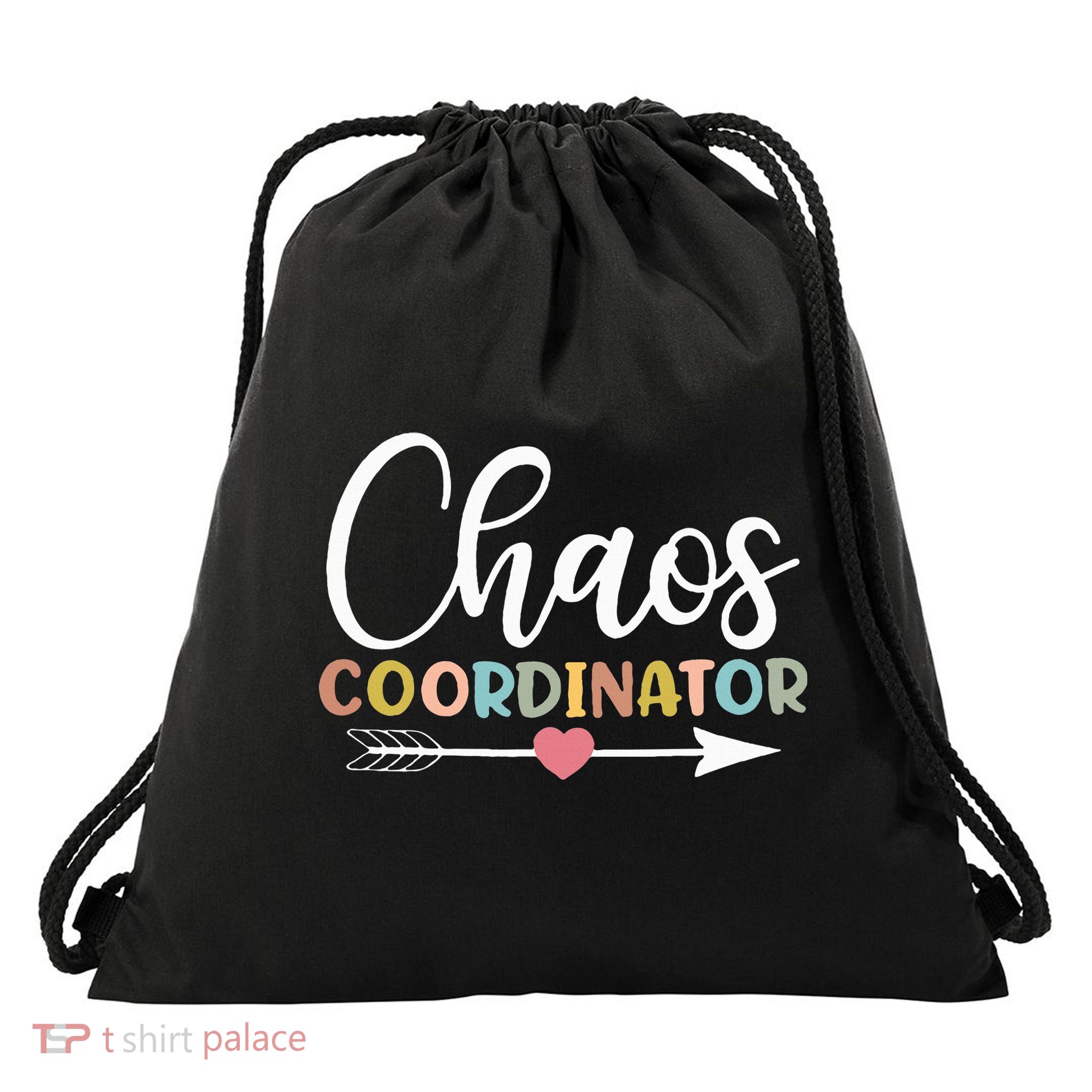 Chaos Coordinator funny quote Drawstring Bag