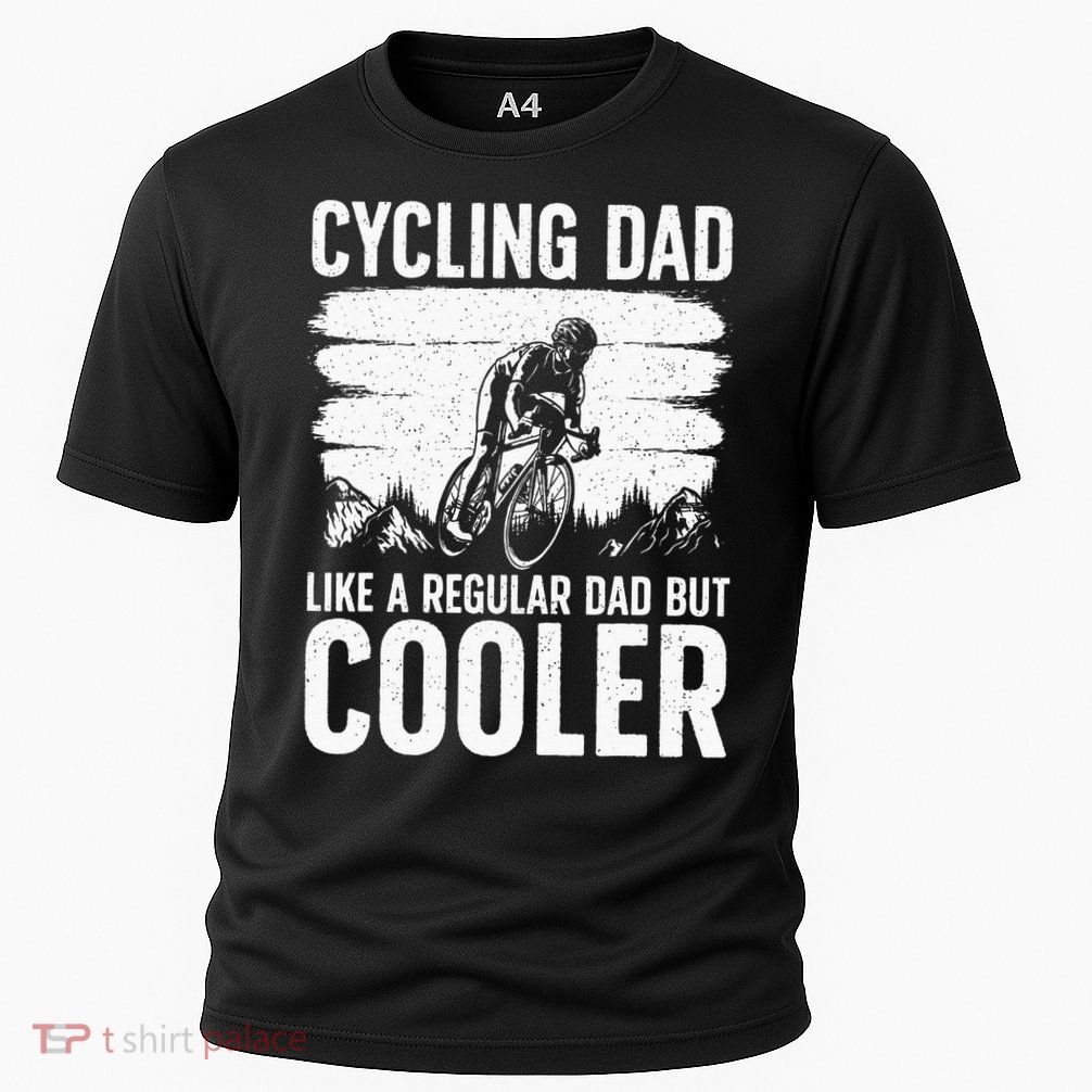 Cool Cycling For Dad Men Bicycling Bikers Bicycle Bike Rider Performance Shirt