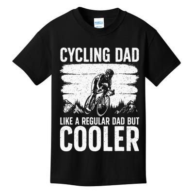 Cool Cycling For Dad Men Bicycling Bikers Bicycle Bike Rider Kids T-Shirt